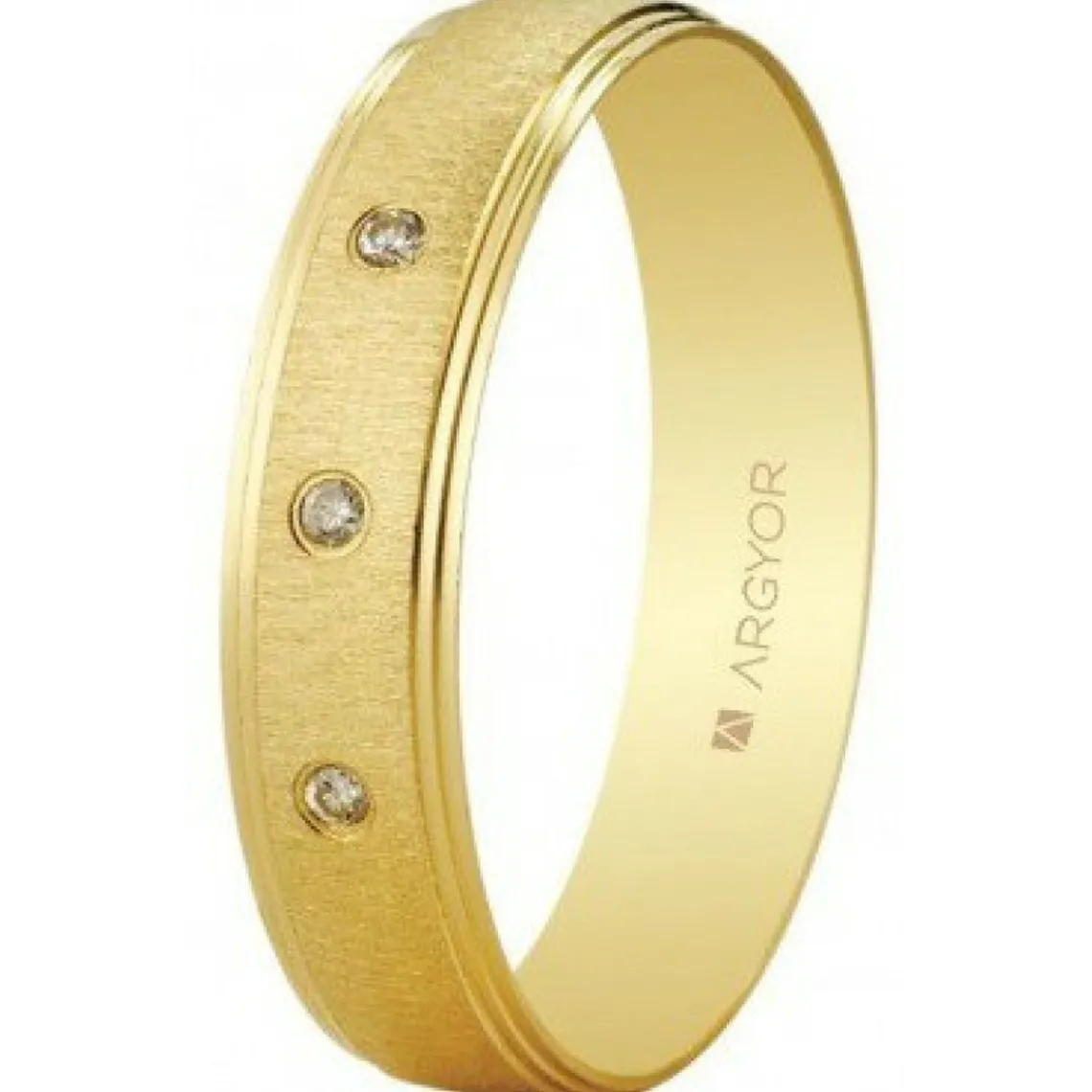 Argyor Alliance Mixte 55503466 4.50mm - Or 750/1000 | Femme Bague|Bague
