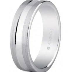 Argyor Alliance Mixte 5760031 6mm - Argent 925/1000 | Femme Bague|Bague