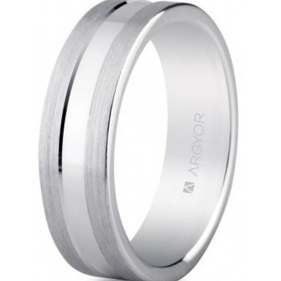 Argyor Alliance Mixte 5760031 6mm - Argent 925/1000 | Femme Bague|Bague