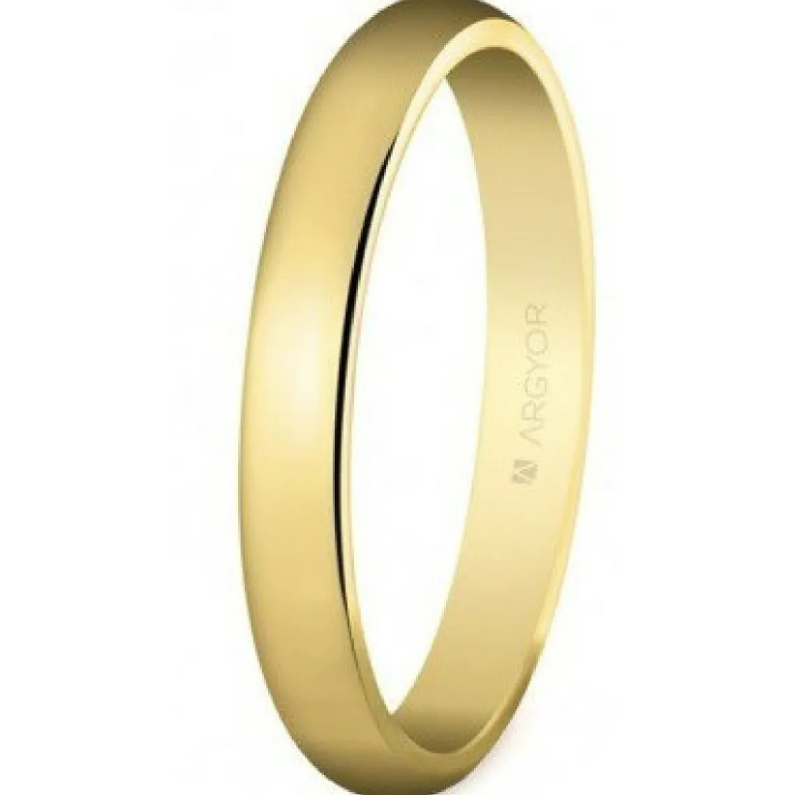 Argyor Alliance Mixte 50306 3mm - Or 750/1000 | Femme Bague|Bague