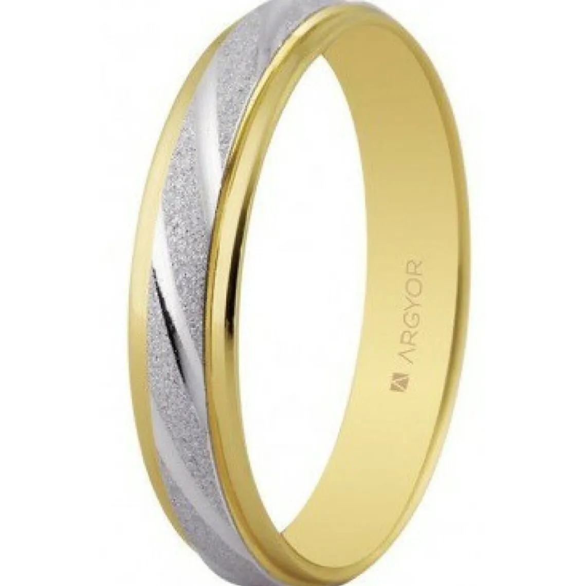 Argyor Alliance Mixte 5240136 4mm - Or 750/1000 | Femme Bague|Bague