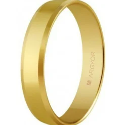 Argyor Alliance Mixte 5140047 4mm - Or 750/1000 | Femme Bague|Bague