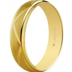 Argyor Alliance Mixte 5150138 5mm - Or 750/1000 | Femme Bague|Bague
