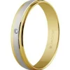 Argyor Alliance Mixte 5240101 4mm - Or 750/1000 | Femme Bague|Bague