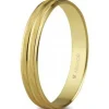 Argyor Alliance Mixte 5140340 4mm - Or 375/1000 | Femme Bague|Bague