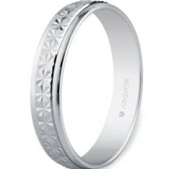 Argyor Alliance Mixte 5B40108 4mm - Or 375/1000 | Femme Bague|Bague