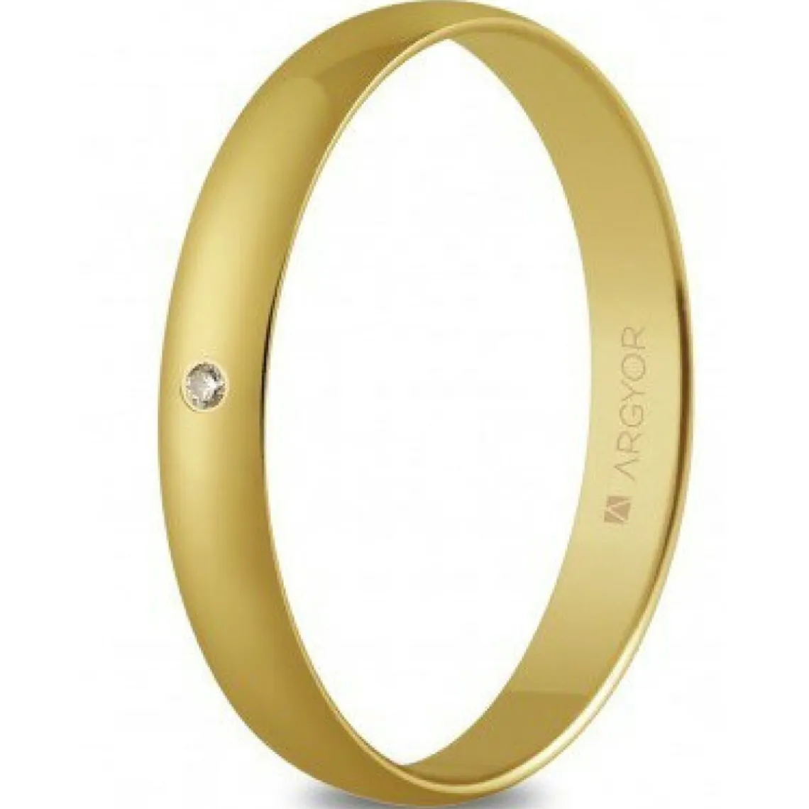 Argyor Alliance Mixte 50302D 3mm - Or 375/1000 | Femme Bague|Bague