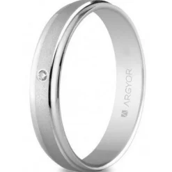 Argyor Alliance Mixte 5B40044D 4mm - Or 375/1000 | Femme Bague|Bague