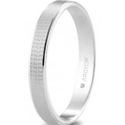 Argyor Alliance Mixte 5B30521 3mm - Or 750/1000 | Femme Bague|Bague