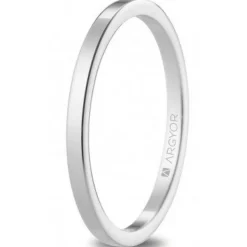 Argyor Alliance Mixte 5B17530 1.65mm - Or 750/1000 | Femme Bague|Bague