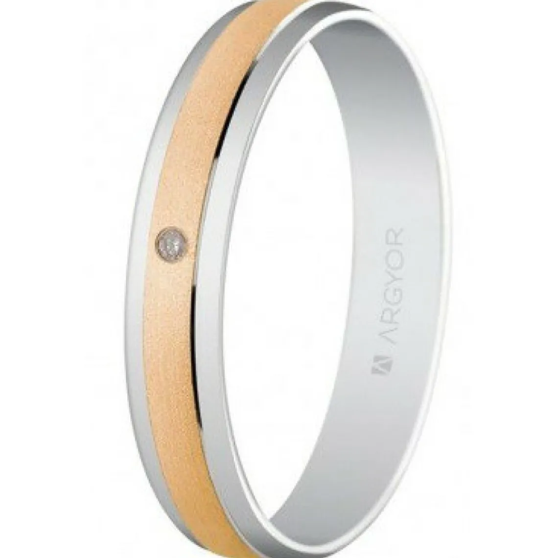 Argyor Alliance Mixte 5C40044D 4mm - Or 750/1000 | Femme Bague|Bague