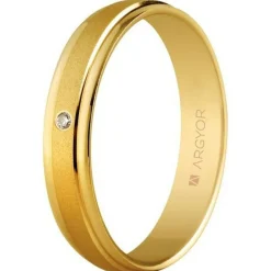 Argyor Alliance Mixte 5140044D 4mm - Or 375/1000 | Femme Bague|Bague