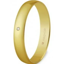 Argyor Alliance Mixte 50353D 3.50mm - Or 750/1000 | Femme Bague|Bague