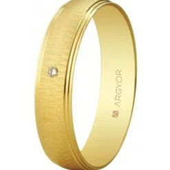 Argyor Alliance Mixte 55501466 4.50mm - Or 750/1000 | Femme Bague|Bague
