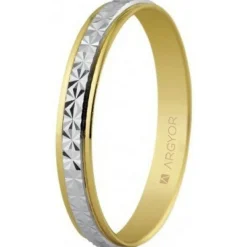 Argyor Alliance Mixte 5230108 3mm - Or 375/1000 | Femme Bague|Bague