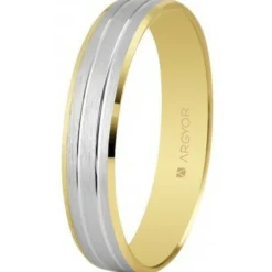 Argyor Alliance Mixte 5240436 4mm - Or 750/1000 | Femme Bague|Bague