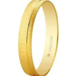 Argyor Alliance Mixte 5135473 3.50mm - Or 375/1000 | Femme Bague|Bague