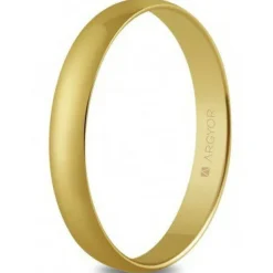 Argyor Alliance Mixte 50302 3mm - Or 375/1000 | Femme Bague|Bague