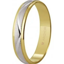 Argyor Alliance Mixte 5240138 4mm - Or 375/1000 | Femme Bague|Bague