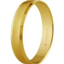 Argyor Alliance Mixte 5140308 4mm - Or 375/1000 | Femme Bague|Bague