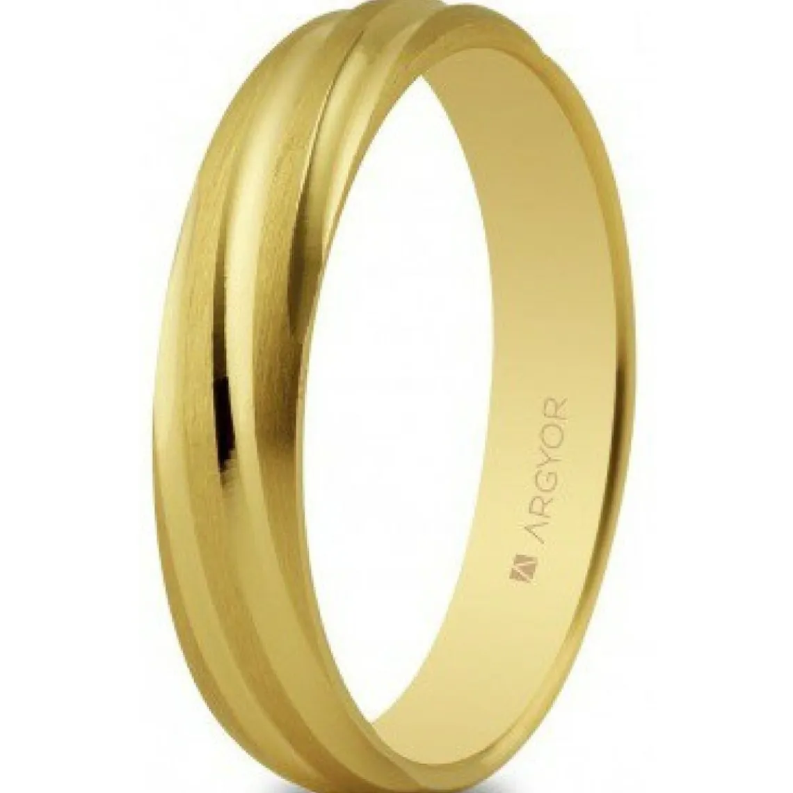 Argyor Alliance Mixte 5140266 4mm - Or 750/1000 | Femme Bague|Bague