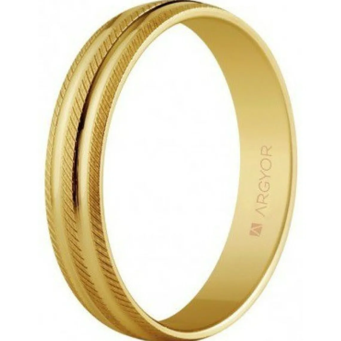 Argyor Alliance Mixte 5140037 4mm - Or 750/1000 | Femme Bague|Bague