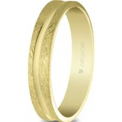 Argyor Alliance Mixte 5140511 4mm - Or 750/1000 | Femme Bague|Bague