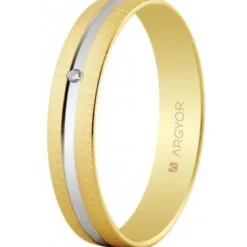 Argyor Alliance Mixte 5241474RD 4mm - Or 750/1000 | Femme Bague|Bague