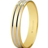 Argyor Alliance Mixte 5140210R 4mm - Or 750/1000 | Femme Bague|Bague