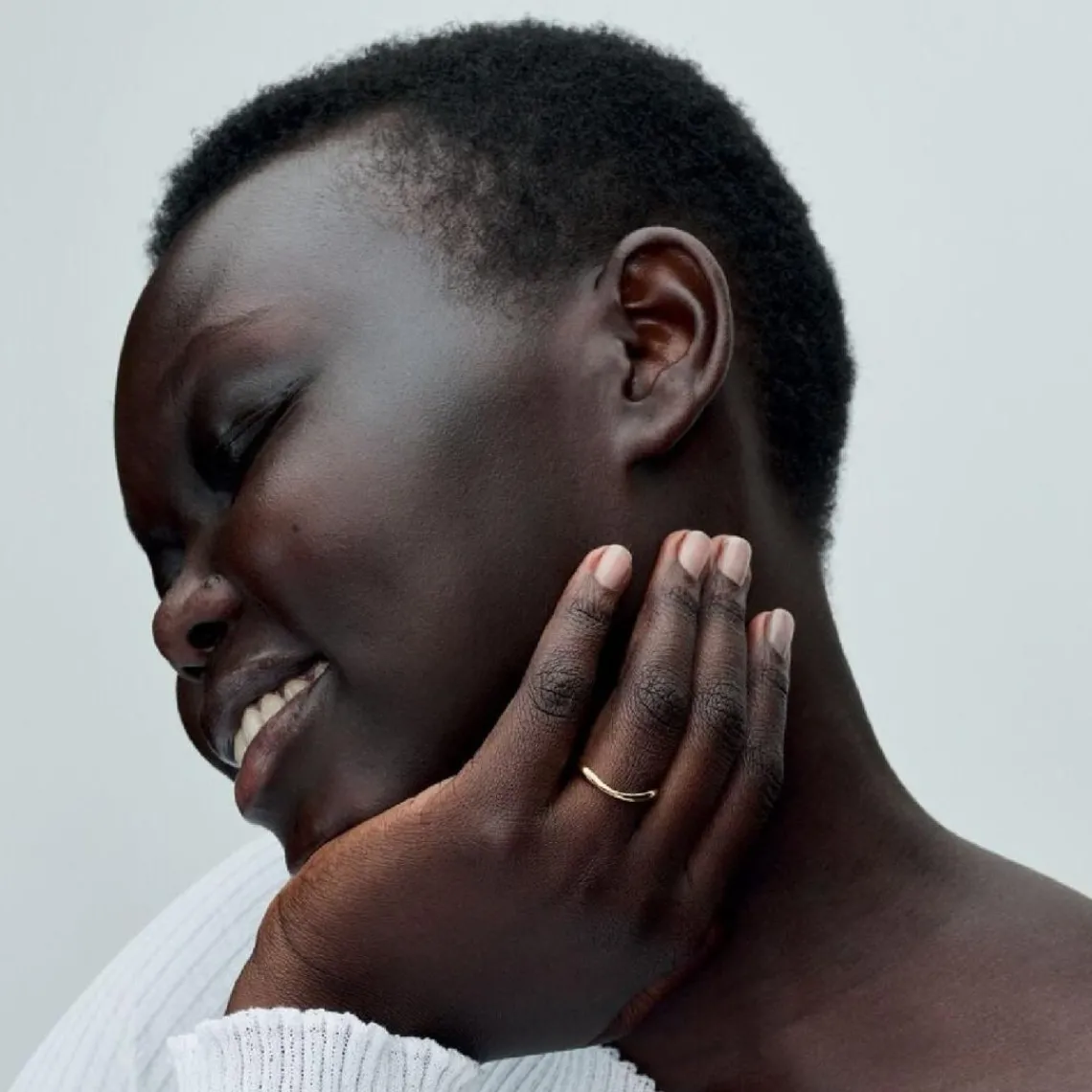 Pandora Anneau de Forme Organique Doré | Femme Bague