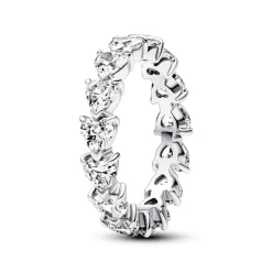 Pandora Anneau Farandole de Cœurs Éternité | Femme Bague