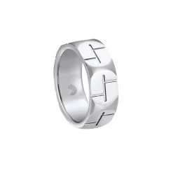 Jourdan Bague JAC UN022H - Bague En Acier Homme | Homme Bague