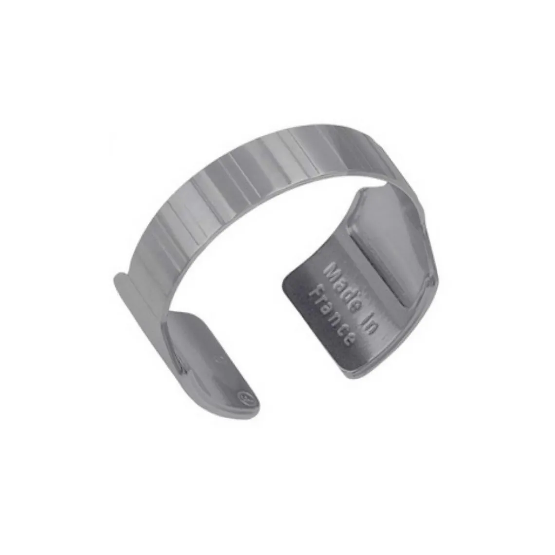 Les Georgettes Bague GEORGETTES FOR MEN 703333435000 - Verticale Acier Noir 12 MM Homme | Homme Bague
