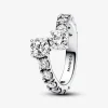 Pandora Bague Argent Chevauchement Scintillant | Femme Bague
