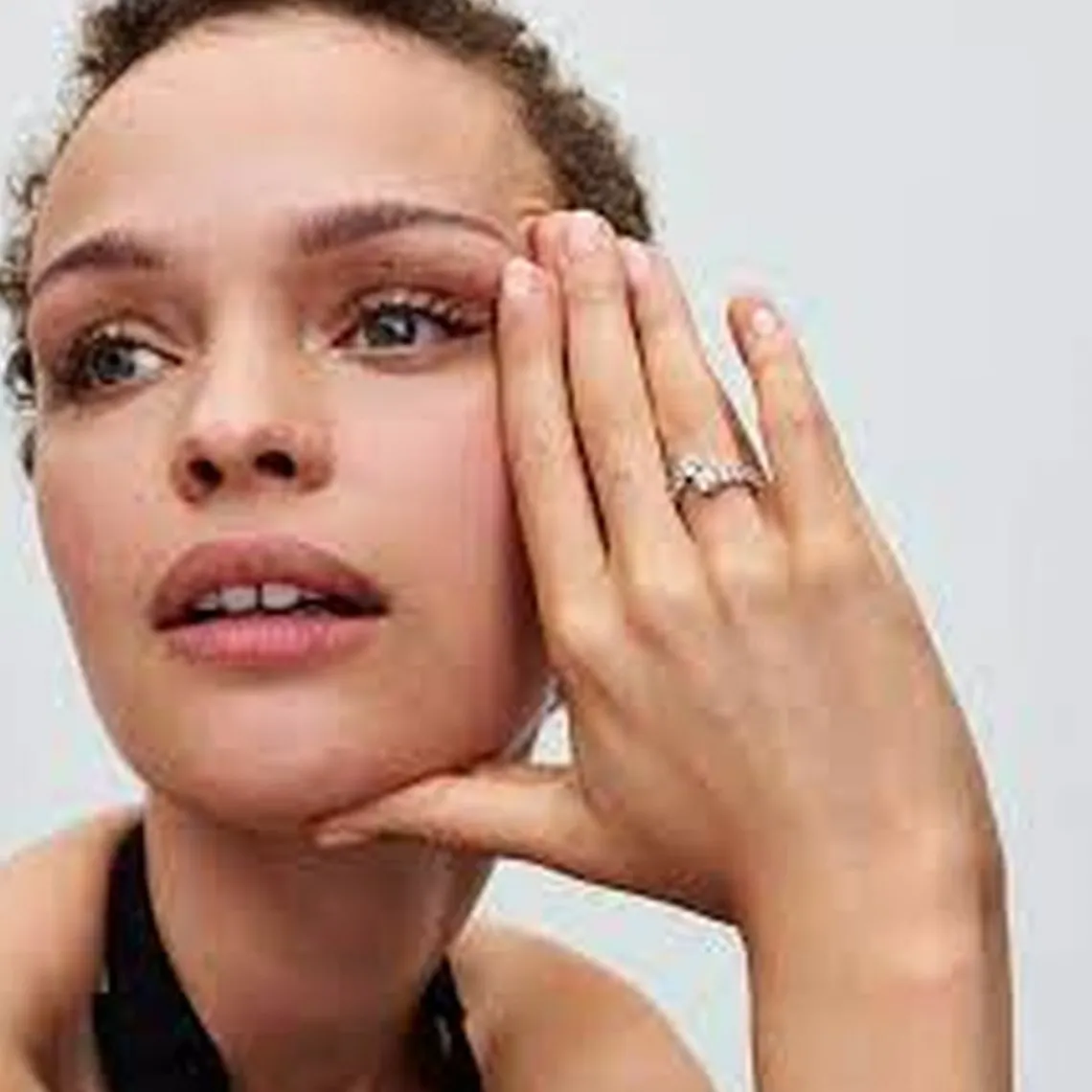 Pandora Bague Argent Chevauchement Scintillant | Femme Bague