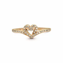 Pandora Bague Chevron & Coeur Timeless | Femme Bague