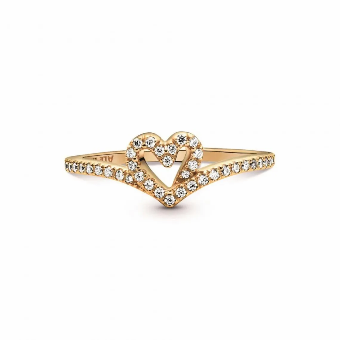 Pandora Bague Chevron & Coeur Timeless | Femme Bague