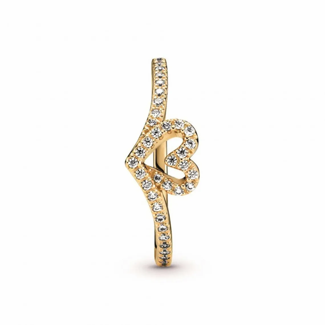 Pandora Bague Chevron & Coeur Timeless | Femme Bague
