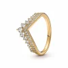 Pandora Bague Chevron Double pavée scintillante Timeless | Femme Bague