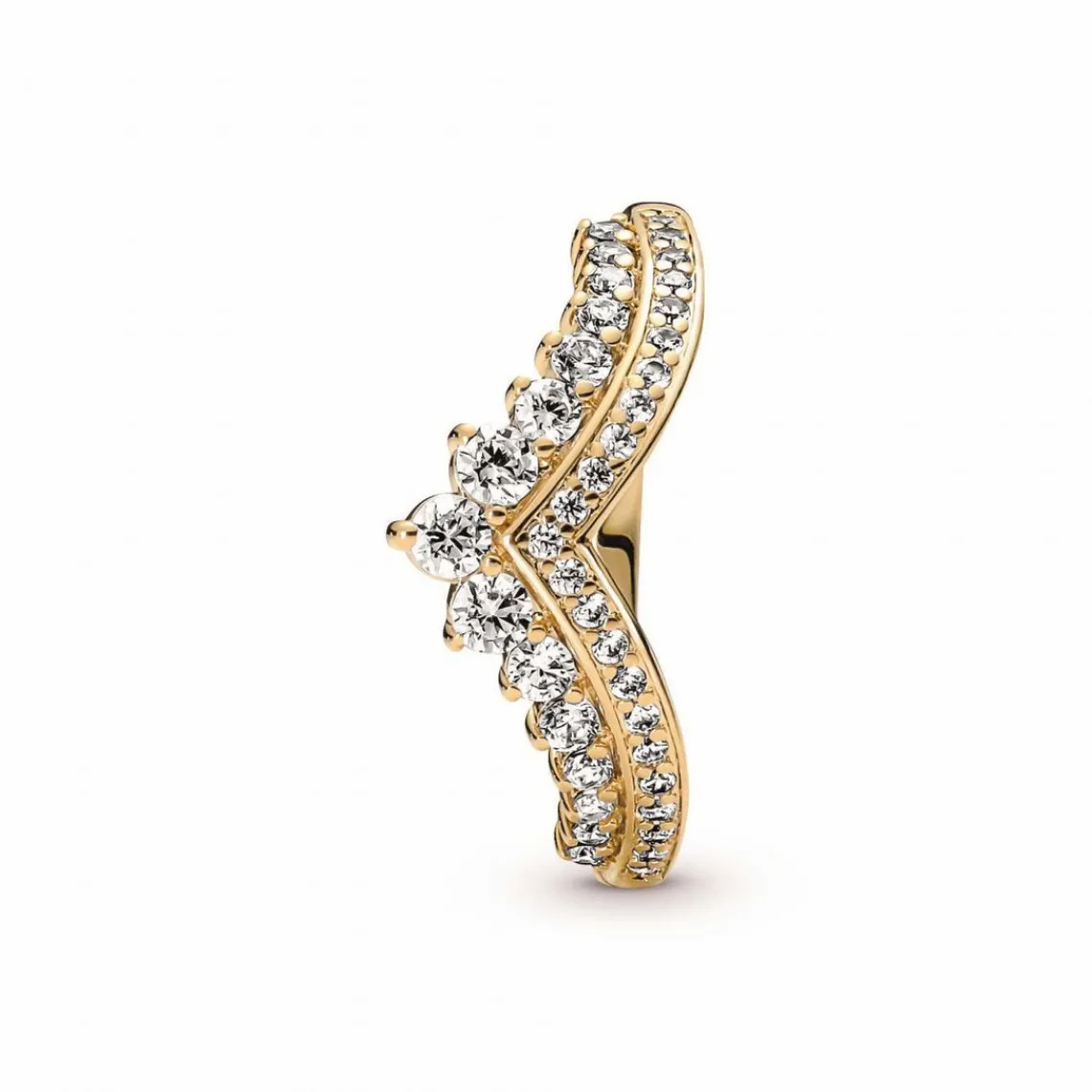 Pandora Bague Chevron Double pavée scintillante Timeless | Femme Bague