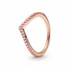 Pandora Bague Chevron rose Timeless | Femme Bague