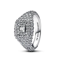 Pandora Bague Cocktail Carré et Pavé | Femme Bague