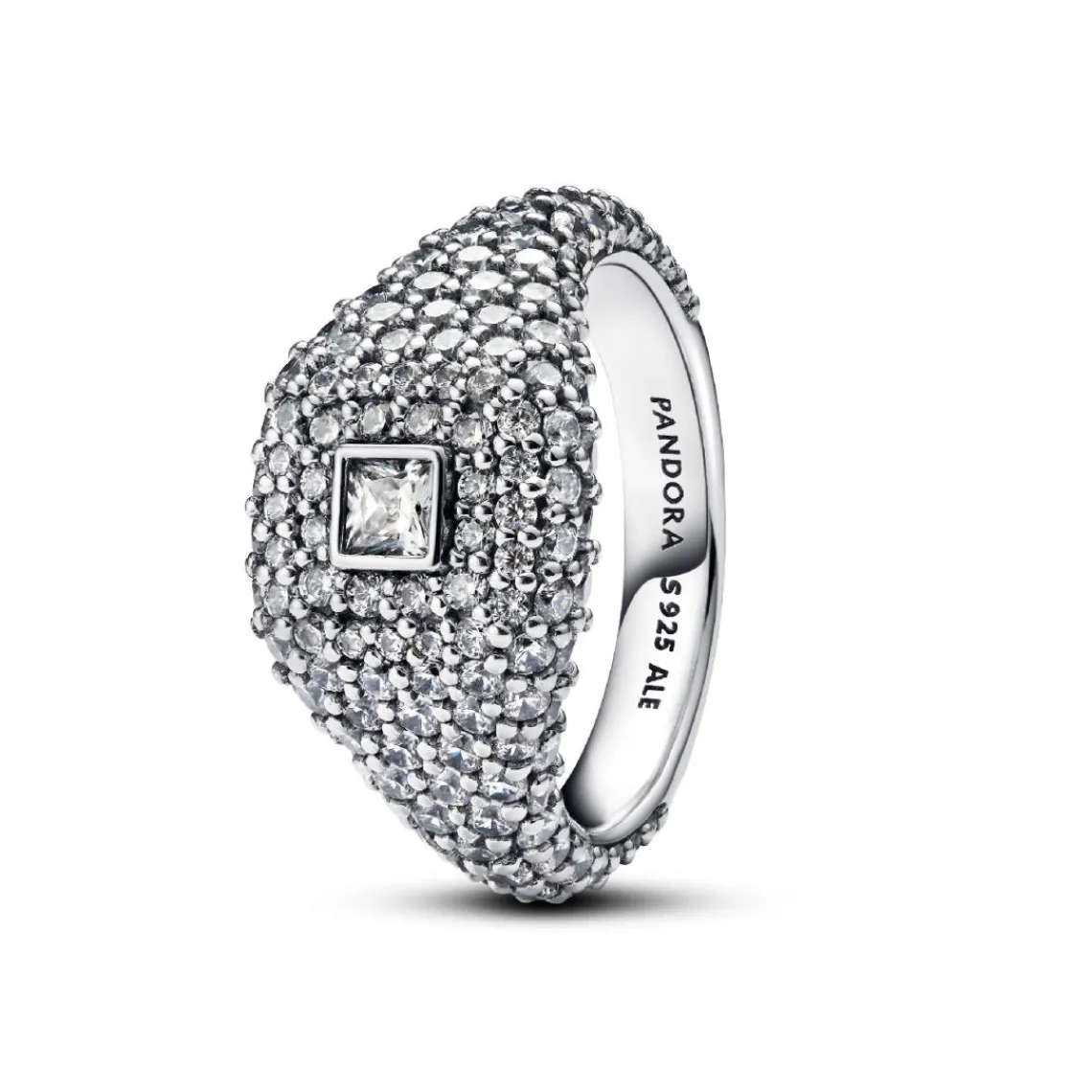 Pandora Bague Cocktail Carré et Pavé | Femme Bague