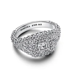 Pandora Bague Cocktail Carré et Pavé | Femme Bague