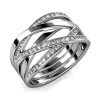 MYC-Paris Bague Criss Cross Argentée | Femme Bague