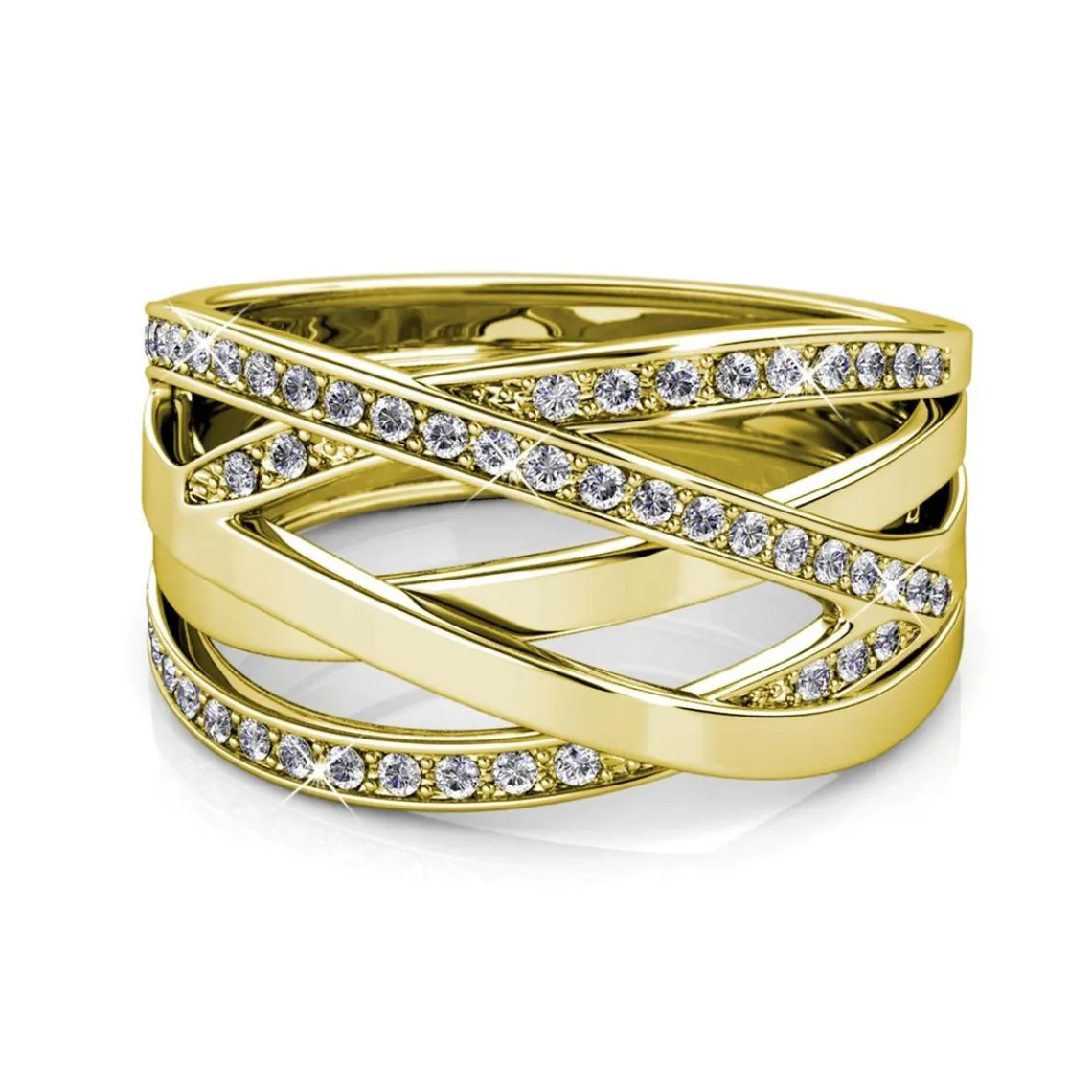 MYC-Paris Bague Criss Cross Or | Femme Bague