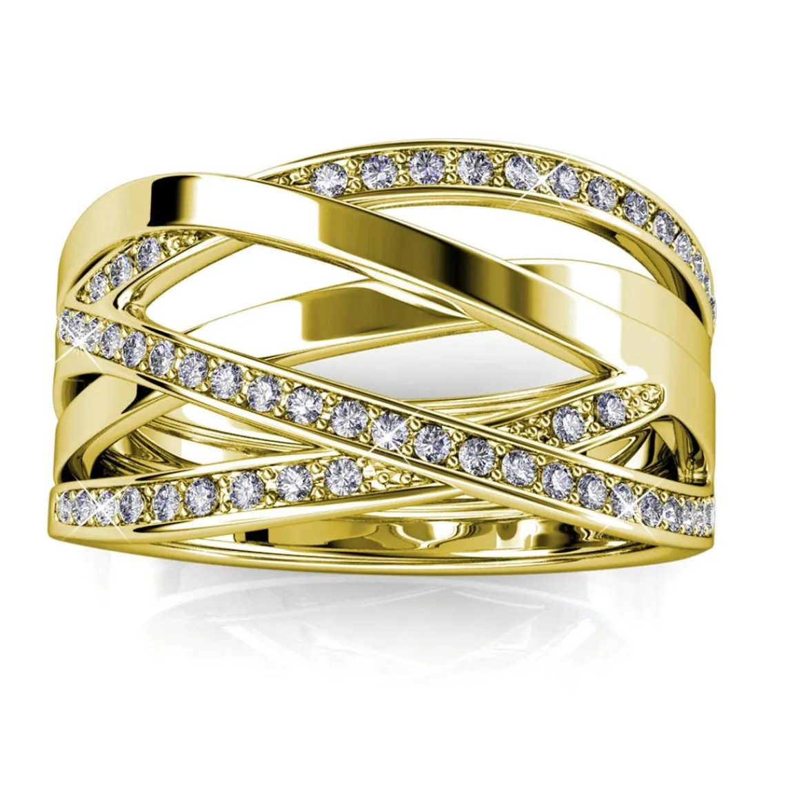 MYC-Paris Bague Criss Cross Or | Femme Bague