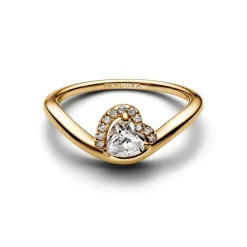 Pandora Bague Cœur Ondulée | Femme Bague