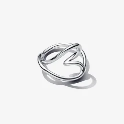 Pandora Bague Cœur Organique Argent | Femme Bague
