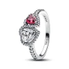 Pandora Bague Cœurs Halo | Femme Bague
